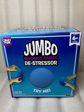 Jumbo Ultimate Ombre De-Stressor Squishy Ball - Blue